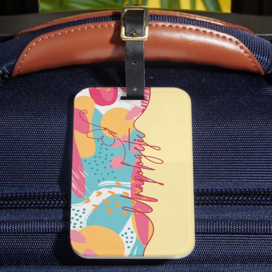 Unapologetic Bold Feminine Statement ラゲッジタグ (正面インサイチュ2)