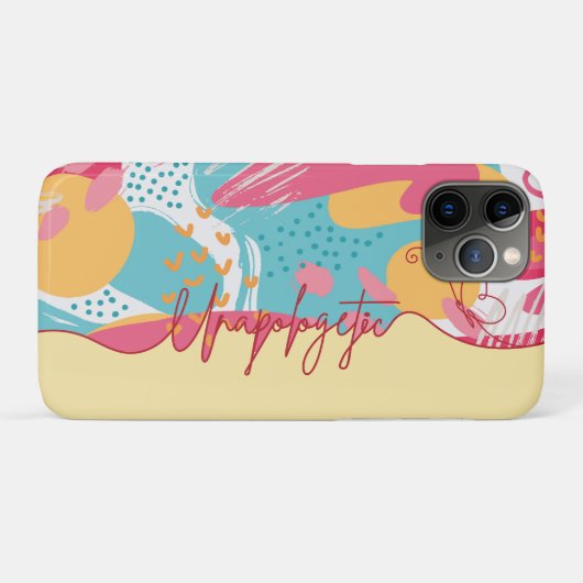 Unapologetic Bold Feminine Statement Case-Mate iPhoneケース (裏面(横))