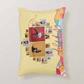 Unapologetic Personalized Feminine Photo Collage アクセントクッション (正面(垂直))