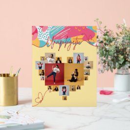 Unapologetic Personalized Feminine Photo Collage アクリルサイン