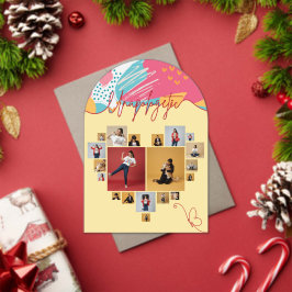 Unapologetic Personalized Feminine Photo Collage アクリル招待状