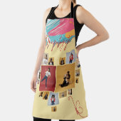 Unapologetic Personalized Feminine Photo Collage エプロン (インサイチュ)