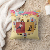 Unapologetic Personalized Feminine Photo Collage クッション (ブランケット)