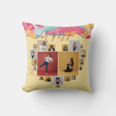 Unapologetic Personalized Feminine Photo Collage クッション (正面)