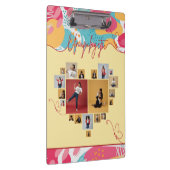 Unapologetic Personalized Feminine Photo Collage クリップボード (右)