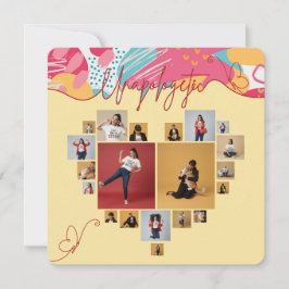 Unapologetic Personalized Feminine Photo Collage シーズンカード