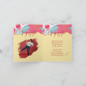 Unapologetic Personalized Feminine Photo Collage シーズンカード (内部)