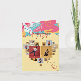 Unapologetic Personalized Feminine Photo Collage シーズンカード