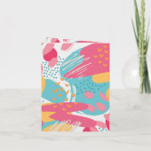 Unapologetic Personalized Feminine Photo Collage シーズンカード (裏面)