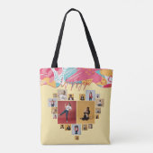 Unapologetic Personalized Feminine Photo Collage トートバッグ (裏面)