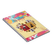 Unapologetic Personalized Feminine Photo Collage ノートブック (右側)