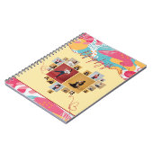 Unapologetic Personalized Feminine Photo Collage ノートブック (左側)