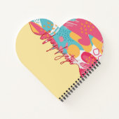 Unapologetic Personalized Feminine Photo Collage ノートブック (裏面)