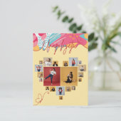 Unapologetic Personalized Feminine Photo Collage ポストカード (スタンド正面)