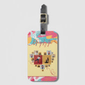 Unapologetic Personalized Feminine Photo Collage ラゲッジタグ (正面縦)