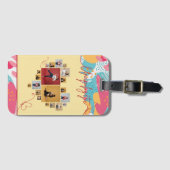 Unapologetic Personalized Feminine Photo Collage ラゲッジタグ (正面横)