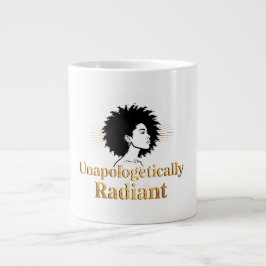 Unapologetically Radiant - Department of Real Life ジャンボコーヒーマグカップ