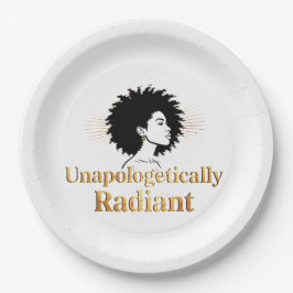 Unapologetically Radiant - Department of Real Life ペーパープレート