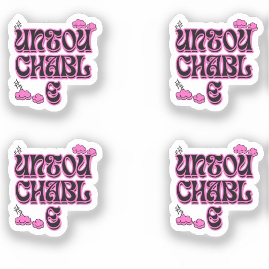 UNAVAILABLE – High Value Baddie Energy Sticker ✨ シール (正面)