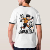 Unbeatable & Invincible – Bold Power Statement  Tシャツ (裏面)