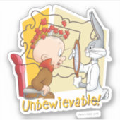 "Unbewievable"理容師バグBUNNY™ & Elmer Fdd シール (正面)