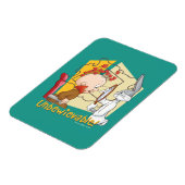 "Unbewievable"理容師バグBUNNY™ & Elmer Fdd マグネット (左側)