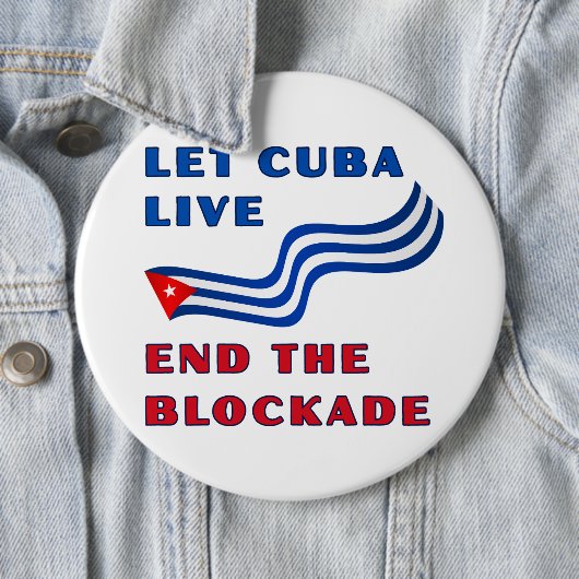 Unblock Cuba 缶バッジ (インサイチュ)