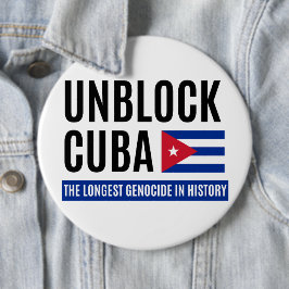 Unblock Cuba 缶バッジ