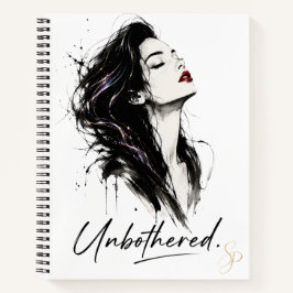 Unbothered. オリジナルノートブック 名入れギフト ノートブック