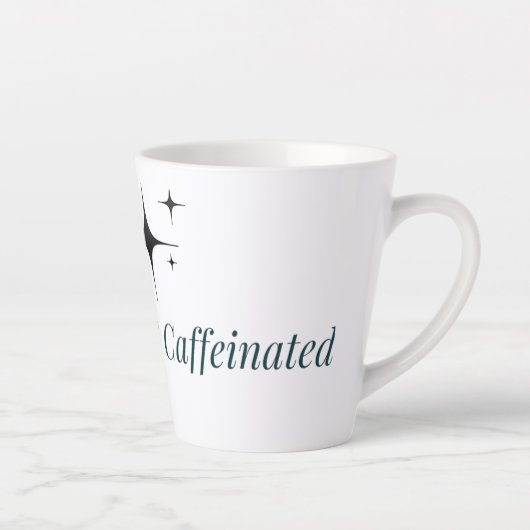 Unbothered and Caffeinated Mug カフェラテマグ (右)