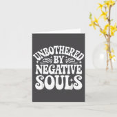 Unbothered By Negative Souls カード (黄色い花)