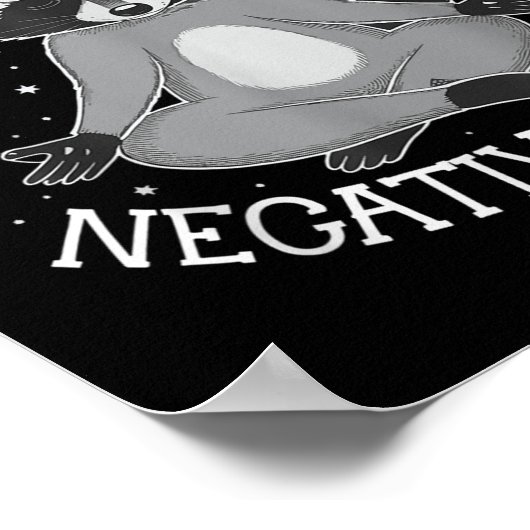 Unbothered By Negative Souls  ポスター (角)