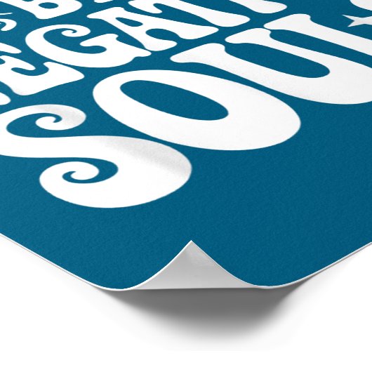 Unbothered By Negative Souls  ポスター (角)