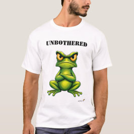 Unbothered Funny Grumpy Frog T-Shirt Tシャツ
