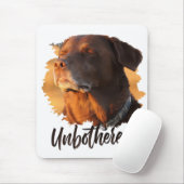 Unbothered Golden Hour Dog – Premium Minimalist  マウスパッド (マウス)