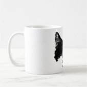 Unbothered – Ink Style Cat コーヒーマグカップ (左)