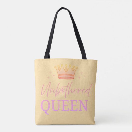Unbothered Queen Tote Shopping Bag トートバッグ (裏面)