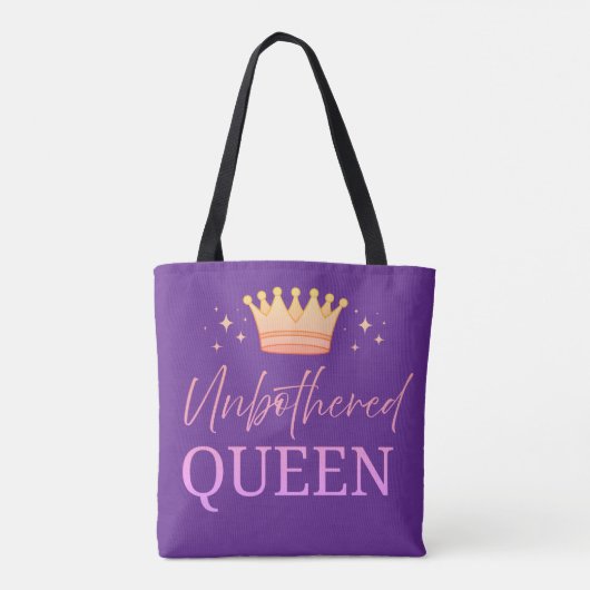Unbothered Queen Tote Shopping Bag トートバッグ (裏面)