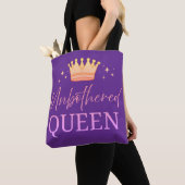Unbothered Queen Tote Shopping Bag トートバッグ (クローズアップ)