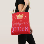 Unbothered Queen Tote Shopping Bag トートバッグ (クローズアップ)