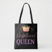 Unbothered Queen Tote Shopping Bag トートバッグ (正面)