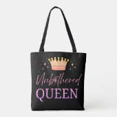 Unbothered Queen Tote Shopping Bag トートバッグ (裏面)