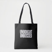 Unbought Unbossed Bold Chisholm トートバッグ (正面)