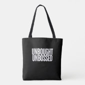 Unbought Unbossed Bold Chisholm トートバッグ (裏面)