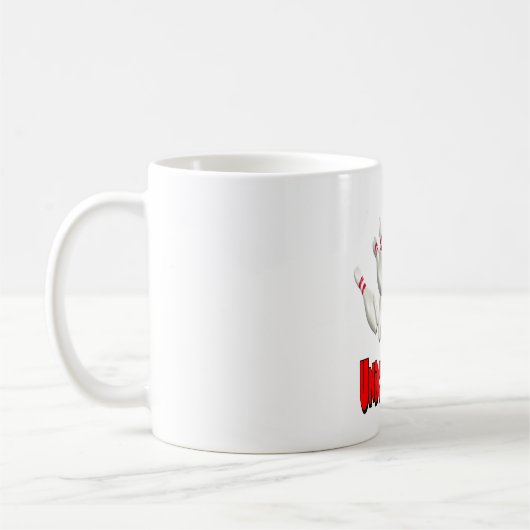 Unbowlievableのボーリング コーヒーマグカップ (左)