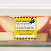 Unboxing Custom Label and Guarantee ラベル (貼付)