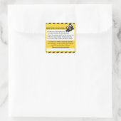 Unboxing Custom Sheet Label and Guarantee スクエアシール (バッグ)