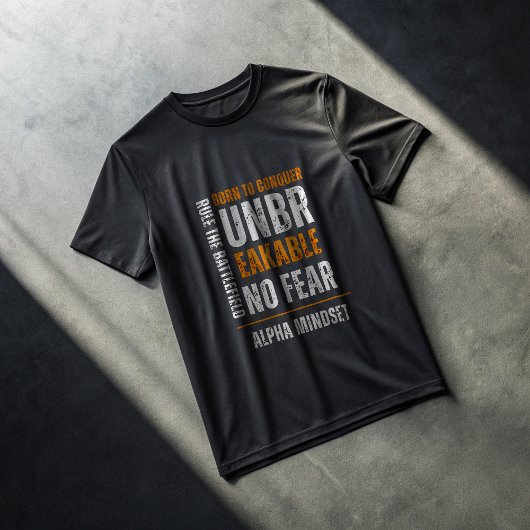 Unbreakable Alpha Mindset T-Shirt – Savage Gymwear Tシャツ