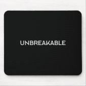 Unbreakable Insrational Motivational Saying  マウスパッド (正面)