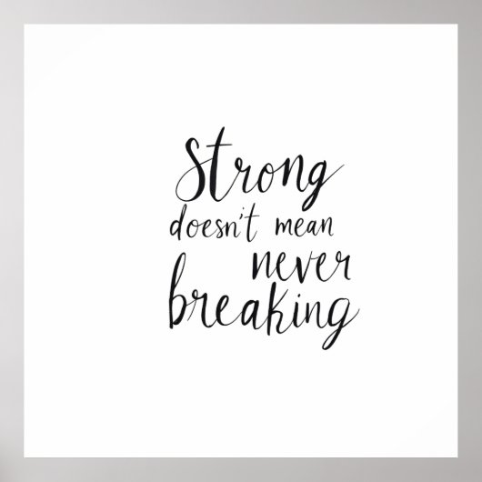 Unbreakable Spirit ポスター (正面)